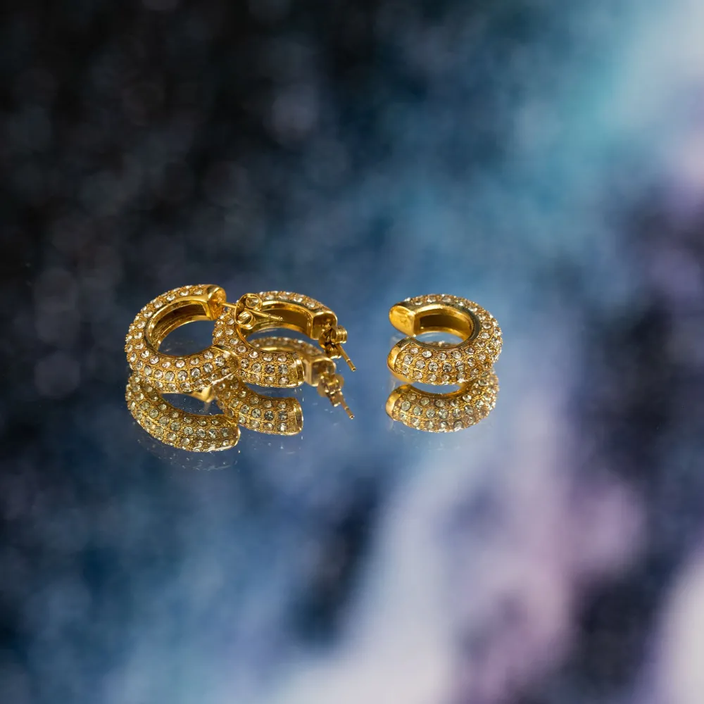 Hot PURELEI Big Glitter Earcuff