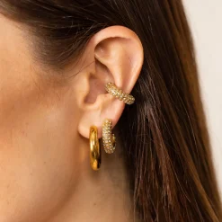 Hot PURELEI Big Glitter Earcuff