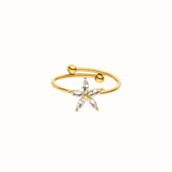 Hot PURELEI Bright Spring Ring