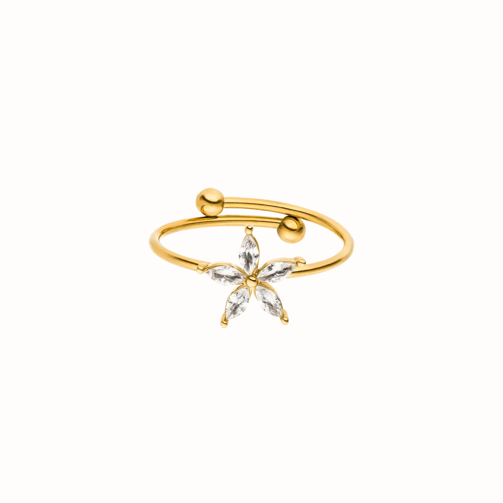 Hot PURELEI Bright Spring Ring