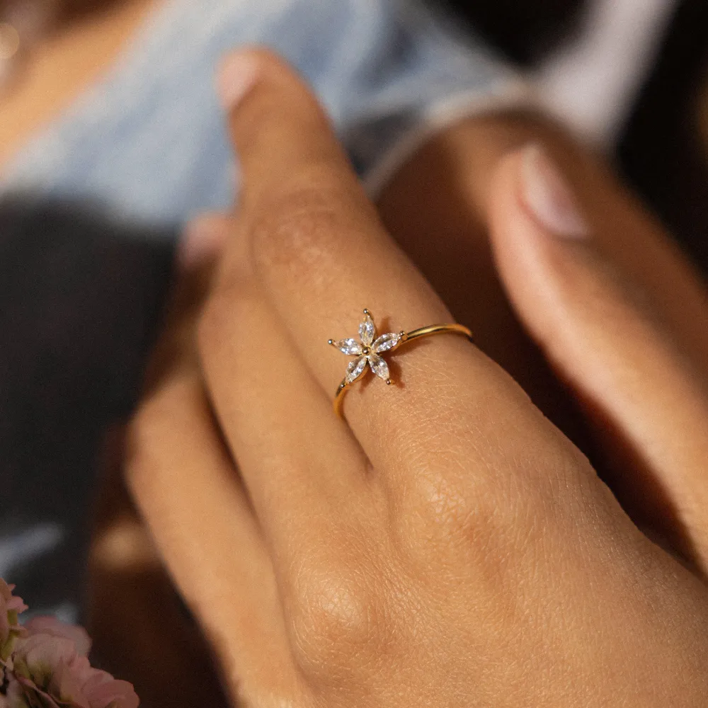 Hot PURELEI Bright Spring Ring