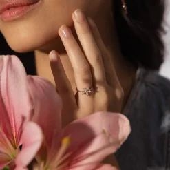Hot PURELEI Bright Spring Ring