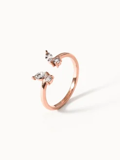 Cheap PURELEI Butterfly Ring