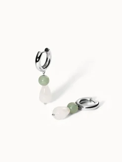 Best Sale PURELEI Clear Quartz Drop Ohrringe