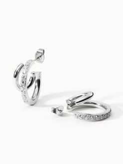 Flash Sale PURELEI Double Glitter Ohrringe