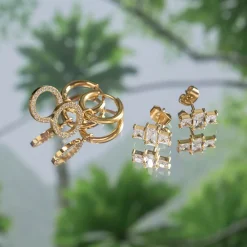 Cheap PURELEI Earth Shimmer Ohrring-Set