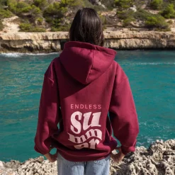 Hot PURELEI Endless Summer Hoodie Red