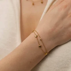 Best Sale PURELEI Glitter Heart Armband