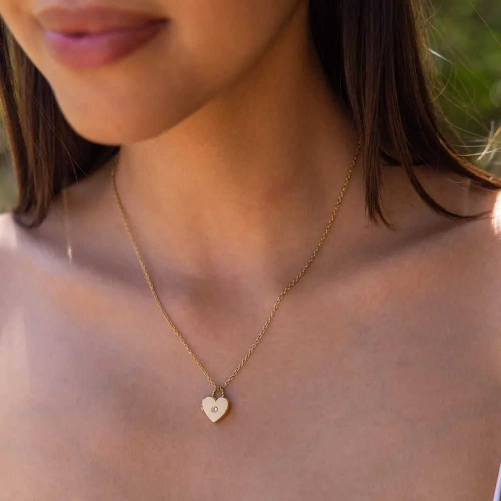 Best PURELEI Heartbeat Medaillon Kette