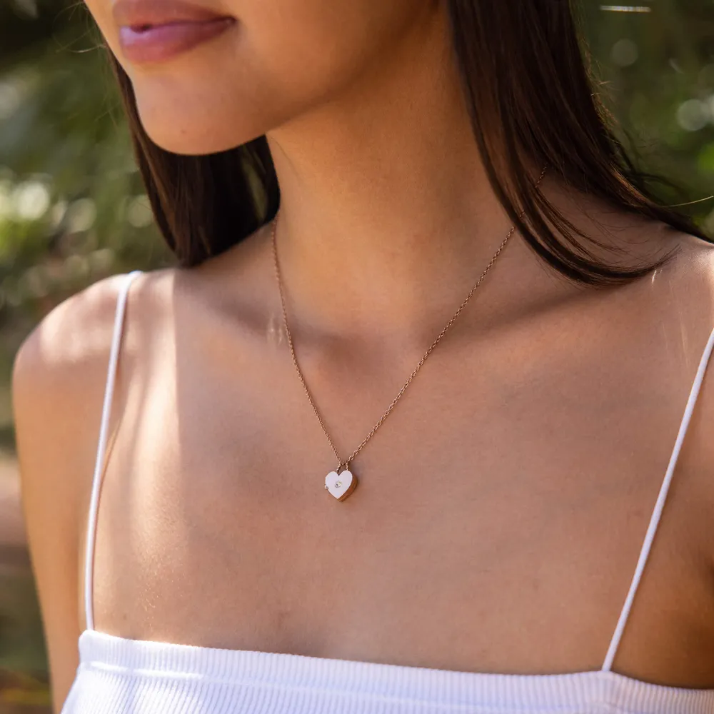 Best PURELEI Heartbeat Medaillon Kette