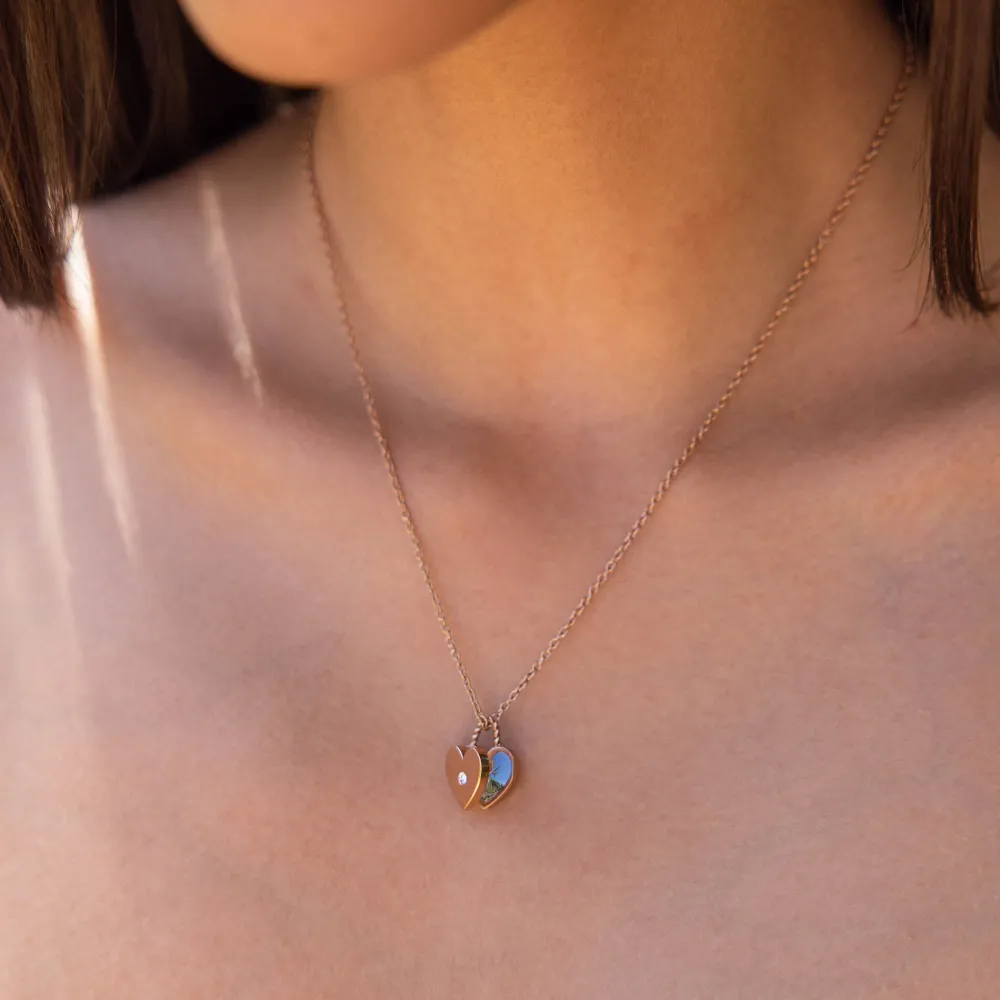 Best PURELEI Heartbeat Medaillon Kette