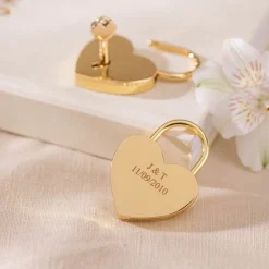 Outlet PURELEI Heart Liebesschloss Gold