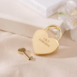 Outlet PURELEI Heart Liebesschloss Gold