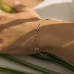 Fashion PURELEI Linen Blossom Armband