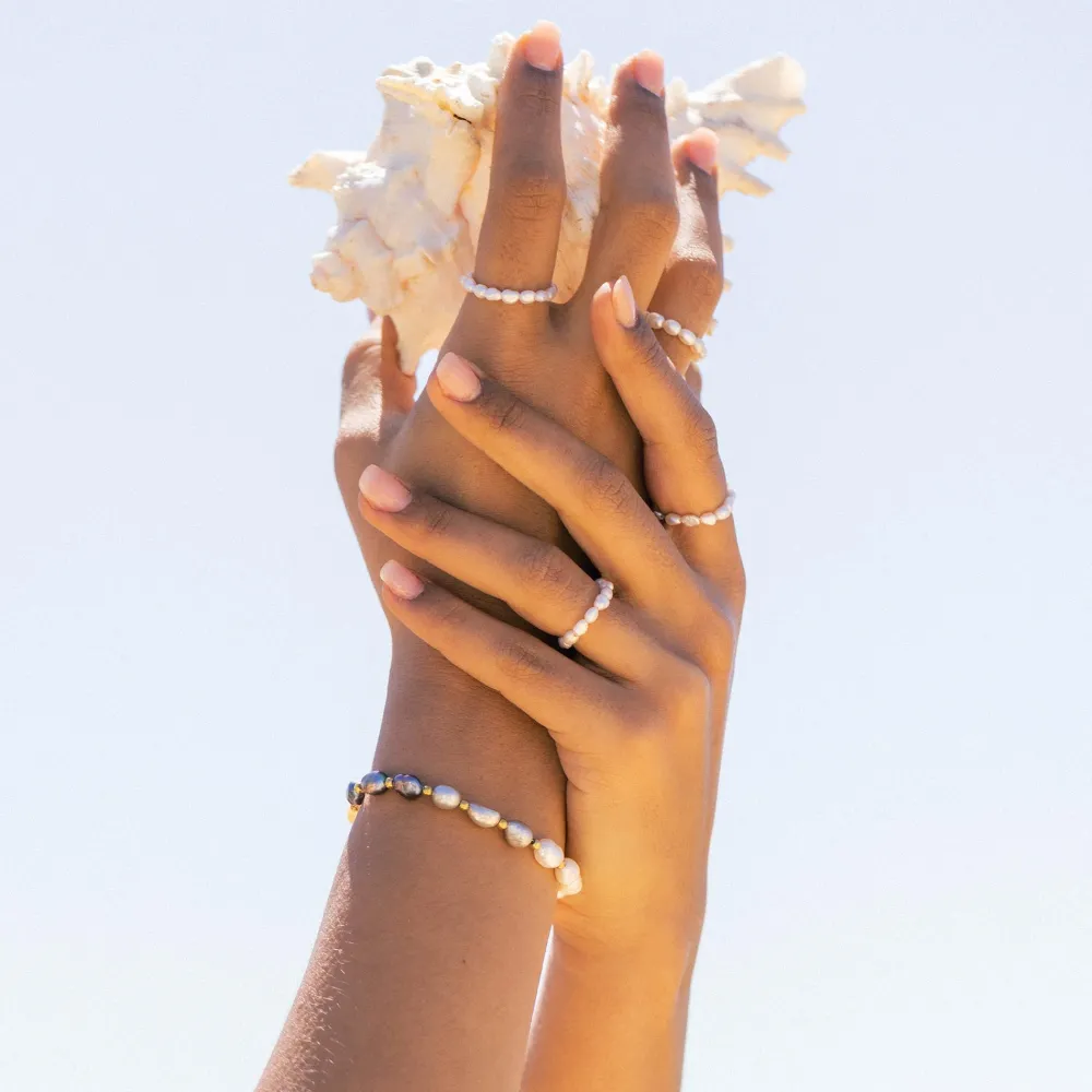 Best Sale PURELEI Pearly Ring Weiß