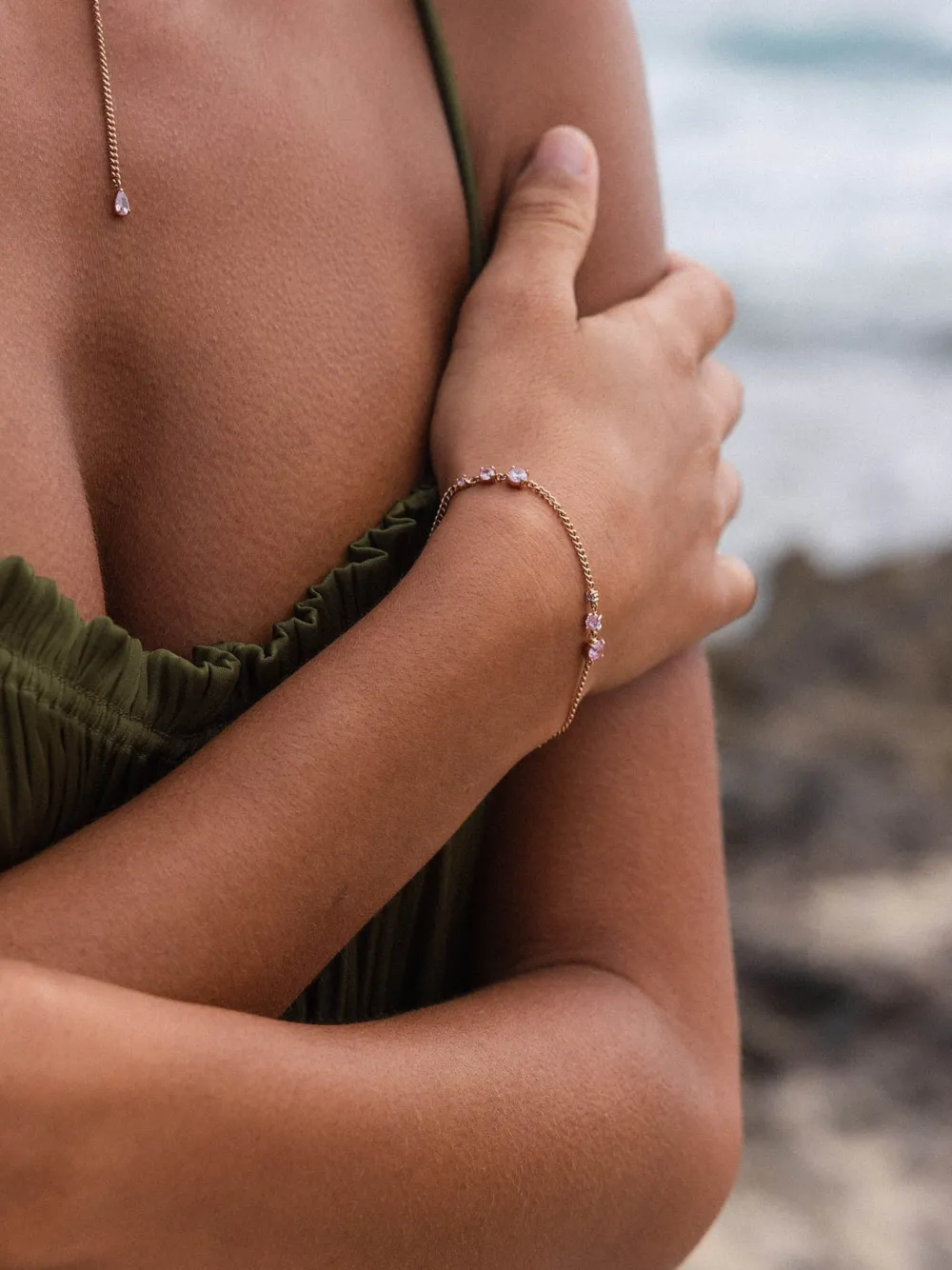 Store PURELEI Pink Glamour Armband