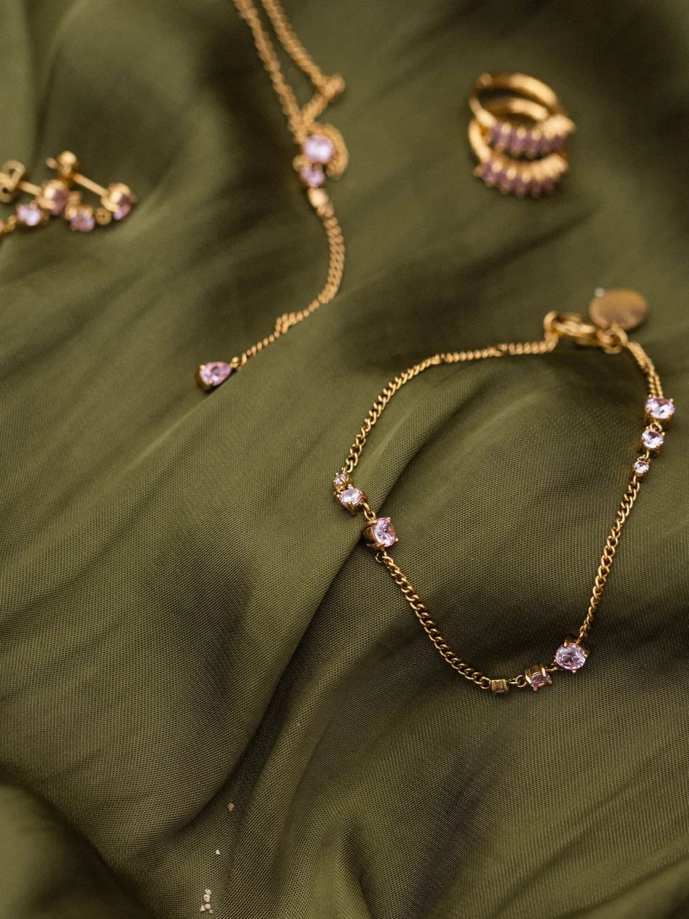 Store PURELEI Pink Glamour Armband