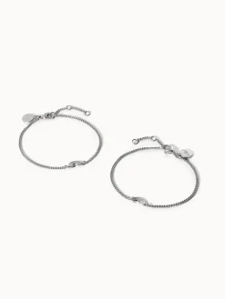 Fashion PURELEI Rainbow Love Armband Set