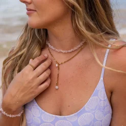 Best Sale PURELEI Rose Quartz Kette