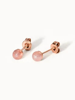 Shop PURELEI Rose Quartz Ohrringe