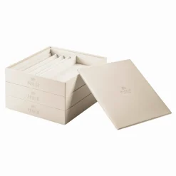 New PURELEI Schmuckaufbewahrung Deckel Beige