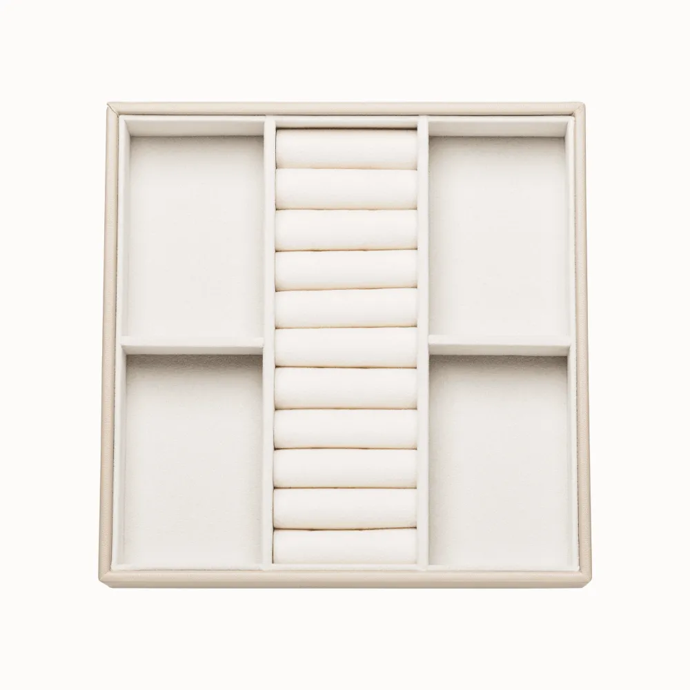 Best PURELEI Schmuckaufbewahrung 3er-Set Beige