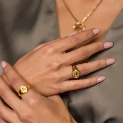 Best Sale PURELEI Skorpion Zodiac Ring Gold