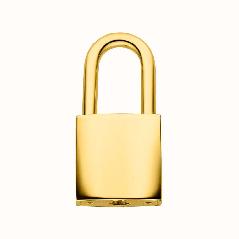 Cheap PURELEI Square Liebesschloss Gold
