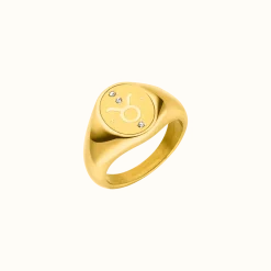 Outlet PURELEI Stier Zodiac Ring Gold