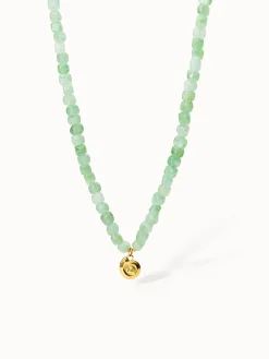 Best Sale PURELEI Sundial Shell Jade Kette