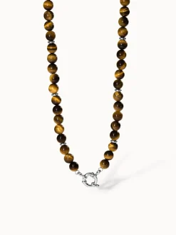 Hot PURELEI Tiger's Eye Charm Kette