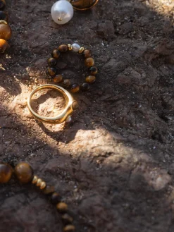 Cheap PURELEI Tiger‘s Eye Pearl Ring