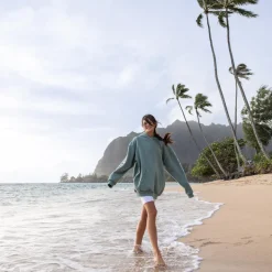 Store PURELEI Wave Hoodie Grün