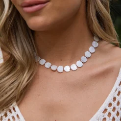 Hot PURELEI White Sparkle Kette